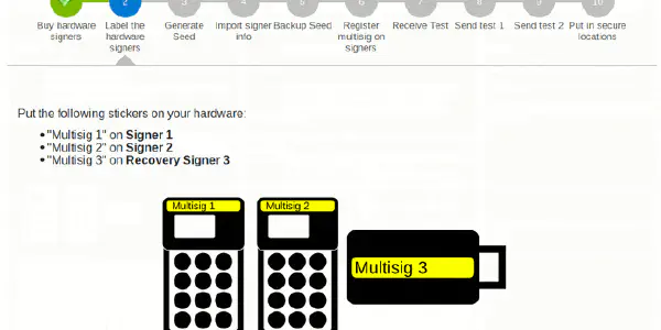 featured image Wizard de configuración - Único y Bolsillo Multi-Sig